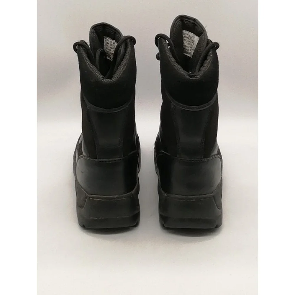 Galls Boots Mens Black 9.5 Wide Tactical Duty Work Shoe Leather Hard Toe SP430